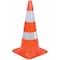 Vestil Heavy Duty Traffic Cone, PVC, 28.125 in Height, 14.75 Length, 10, Orange TC-28-HD-2R - alternate 3